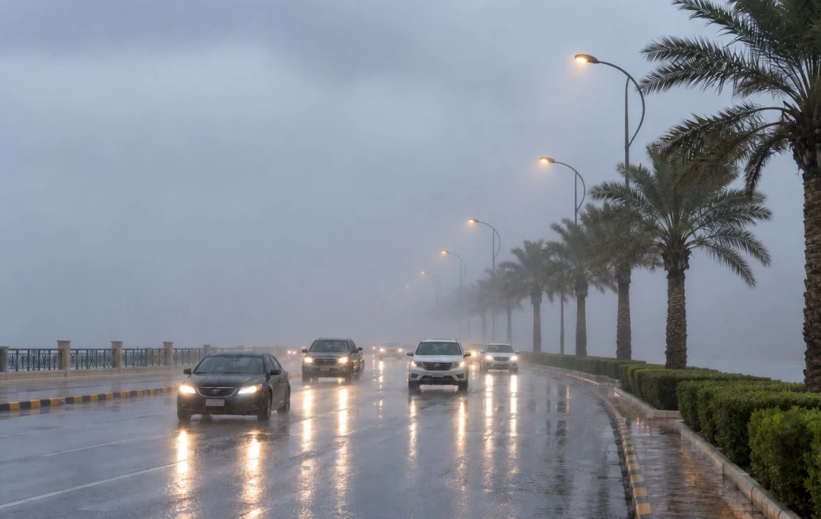 أمطار غزيرة وسيول على 5 مناطق في المملكة