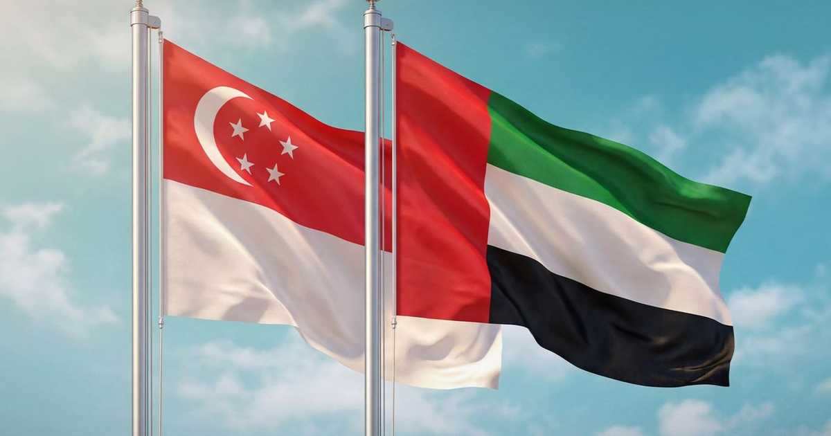 الإمارات وسنغافورة تتعاقبان على الشراكة الاقتصادية