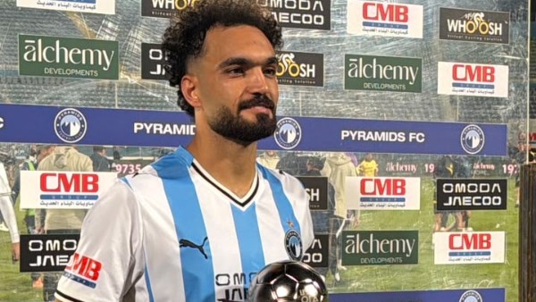 مصطفى زيكو يحصد جائزة أفضل لاعب في مباراة بيراميدز ووادي دجلة