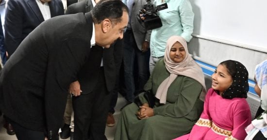رئيس الوزراء يفتتح المرحلة الأولى من مستشفى السويس الجامعى