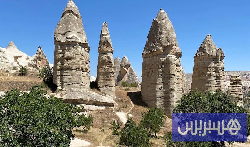 قتيلان في انهيار صخري بموقع سياحي في كبادوكيا التركية