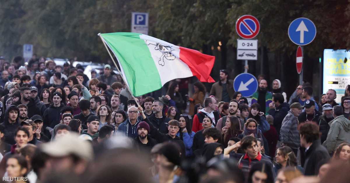 احتجاجات في 50 مدينة إيطالية ضد حكومة ميلوني