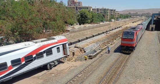 مصرع مزارع فى حادث تصادم قطار بجرار زراعى بالغربية