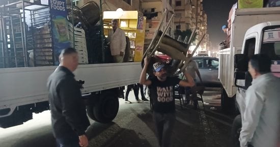 غلق 69 منشأة وتحرير 577 محضرًا و166 إنذارًا والتحفظ على 11146 حالة إشغال متنوع بالإسكندرية