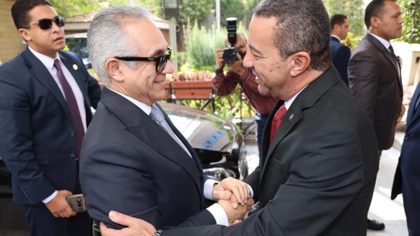 محافظ المنوفية يستقبل وزير العدل قبل افتتاح الشهر العقاري ووضع حجر أساس نادي القضاة