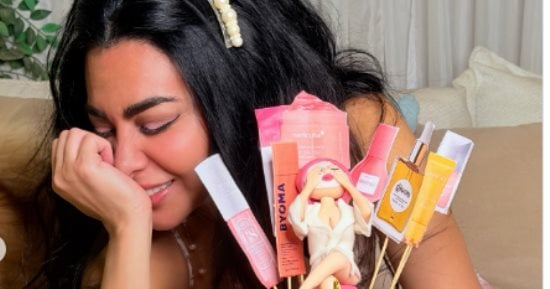 ميريهان حسين تحتفل بعيد ميلادها فى جلسة تصوير جديدة